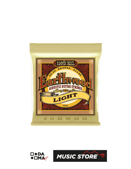 ERNIE BALL EARTHWOOD L 11-52 80/0 BRONZ AKUSTİK GİTAR TELİ 2004