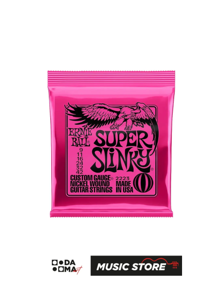 ERNIE BALL SUPER SLINKY 09-42 NICEL ELEKTRO GİTAR TELİ
