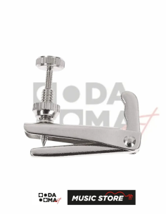 Longa Violin Fine Tuner – Silver, Fits 3/4 & 4/4 Violins