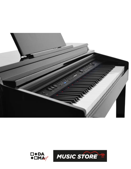 Artesia DP-150E-BP Digital Piano – 88 Keys, Gloss Black