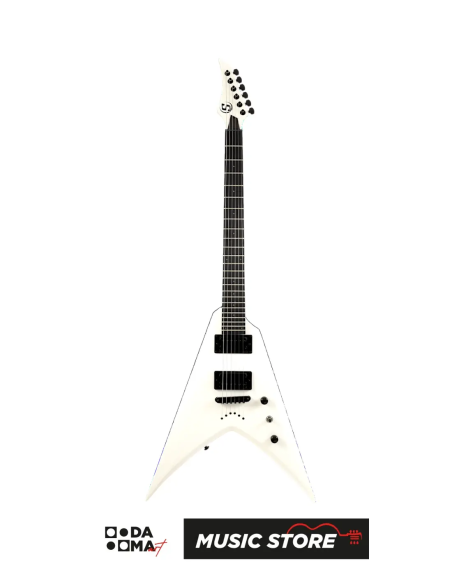 S by Solar VB4.6W Elektro Gitar – Mat Beyaz