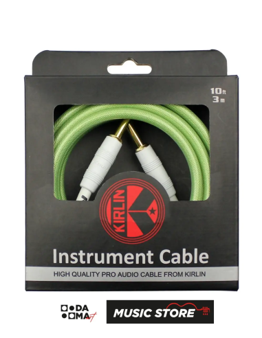 Kirlin Enstrüman Kablosu IPW-201WEG-3 Metre Yeşil