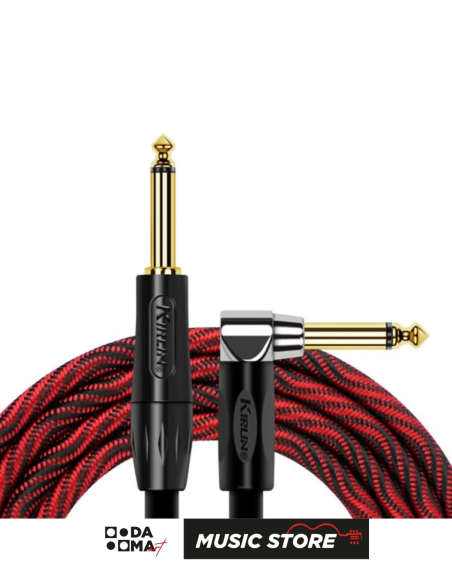 Kirlin Enstrüman Kablosu IWB-202BFGL-3 Metre Kırmızı Siyah