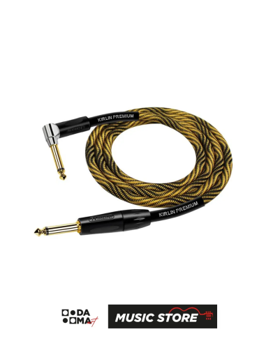 Kirlin Enstrüman Kablosu IWB-202BFGL-3 Metre Sarı Siyah