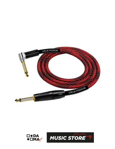 Kirlin Enstrüman Kablosu IWB-202BFGL-6 Metre Kırmızı Siyah