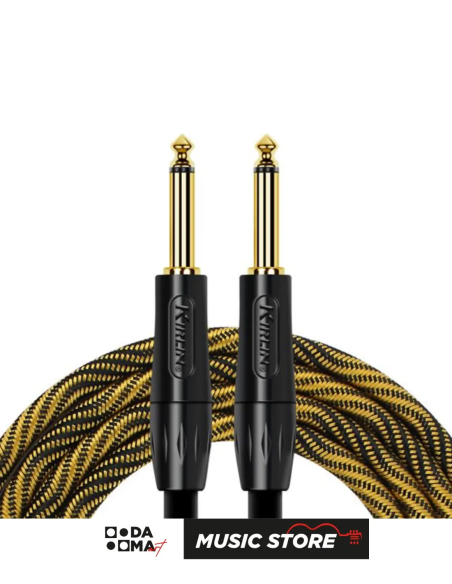 Kirlin Enstrüman Kablosu IWB-202BFGL-6 Metre Sarı Siyah