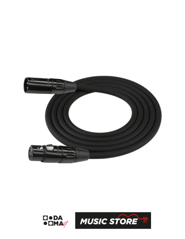 Kirlin Mikrofon Kablosu MP-270 6 Metre Siyah