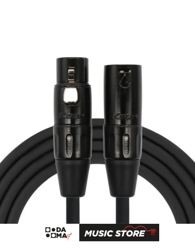 Kirlin Mikrofon Kablosu MP-270 6 Metre Siyah