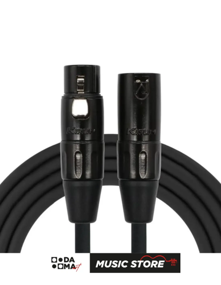 Kirlin Mikrofon Kablosu MP-270 6 Metre Siyah