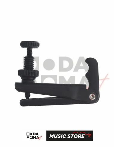 Longa Violin Fine Tuner – Black, Fits 3/4 & 4/4 Violins