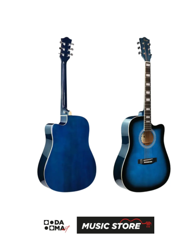 Smiger GA-H16 BL Akustik Gitar - Mavi