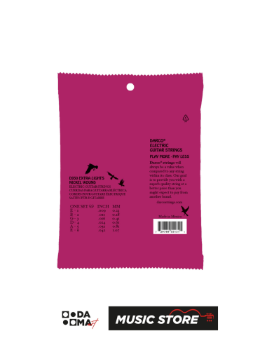 Darco 09-42 Extra Light Elektro Gitar Tel Seti D930