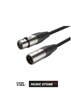 Roxtone XLR Erkek-XLR Dişi Mikrofon Kablosu 1mt RX-K12101/SMXX200GL 1M(3,28 F)
