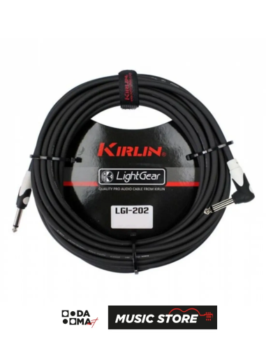 Kirlin LGI-202-3M/BK Enstrüman Kablosu – 3 Metre, Siyah