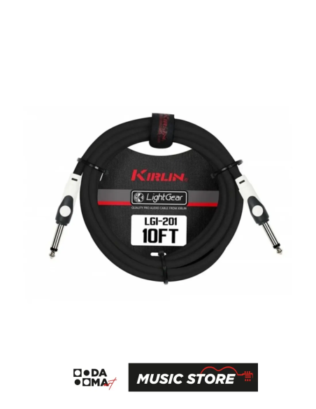 Kirlin Enstrüman Kablosu LGI-201 3 Metre Siyah