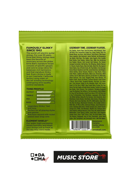 ERNIE BALL REGULER SLINKY 10-46 NICKEL ELEKTRO GİTAR TELİ