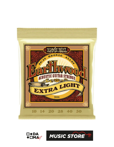 ERNIE BALL EARTHWOOD XL 10-50 80/20 BRONZE AKUSTİK GİTAR TELİ