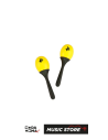 IQ PLUS  LITTLE PLASTIC MARACAS YELLOW