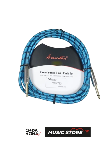Valler Acoustics Enstrüman Kablosu VGK723 3 Metre Turkuaz
