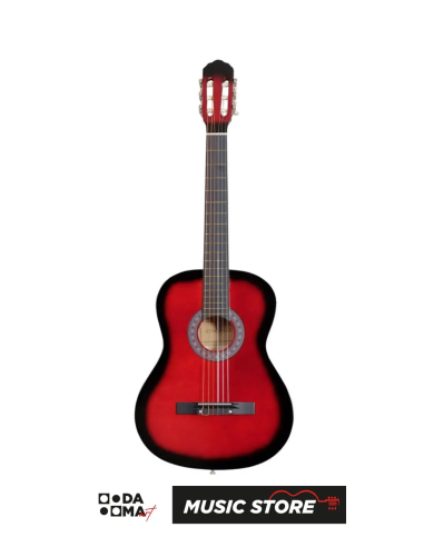 Gonzales 39" Tam Boy Klasik Gitar - Kırmızı