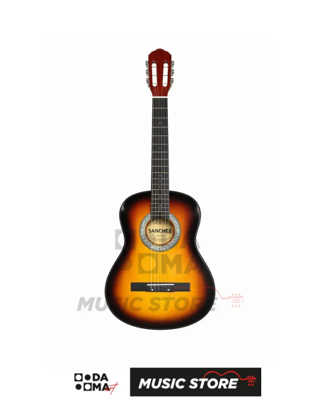 Sanchez 39" Tam Boy Klasik Gitar - Sunburst