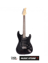 Angel AEG111-BK Electric Guitar - Black