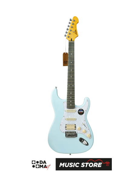 Auster AS100 PRO Elektro Gitar Sonic Blue