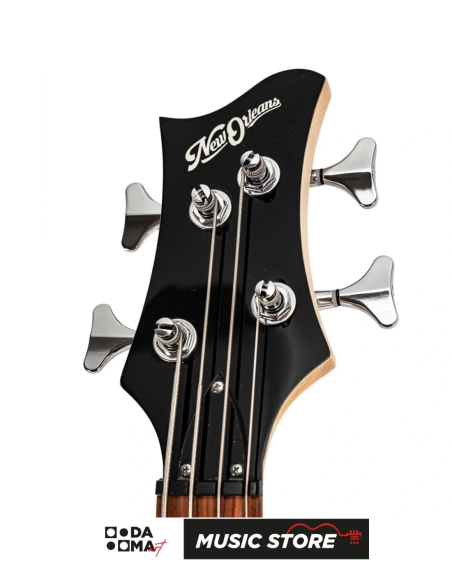New Orleans WAB250 Aktif Elektro Bas Gitar - 4 Telli - Naturel