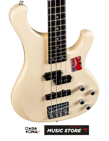 New Orleans NB120 Bas Gitar - 4 Telli - Vintage Beyaz