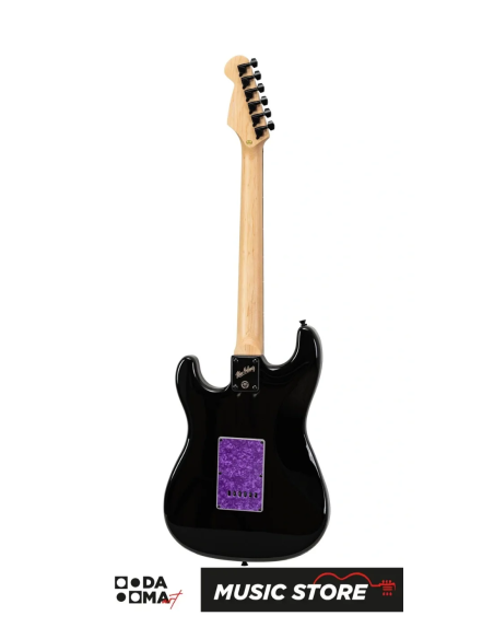 New Orleans VEGA PR HSH Elektro Gitar - Siyah ve Mor