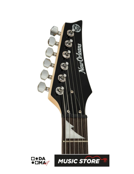 New Orleans Force BK HSH Elektro Gitar - Siyah