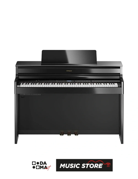 Roland HP-704 Dijital Piyano - Parlak Siyah