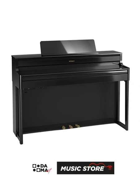 Roland HP-704 Dijital Piyano - Parlak Siyah