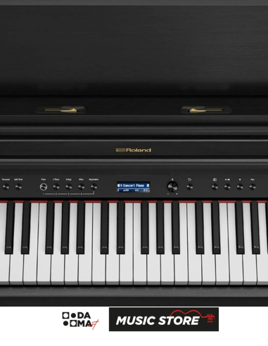 Roland HP-704 Dijital Piyano - Mat Siyah