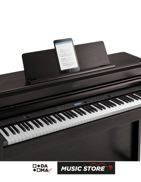 Roland HP-704 Dijital Piyano - Kahverengi