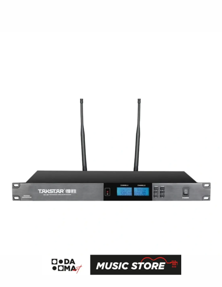 Takstar UC2R Dual Channel Wireless Microphone System Receiver Unit
