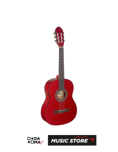 Stagg C430 M RED Klasik Gitar - 3/4 Boy, Kırmızı, Mat Cila