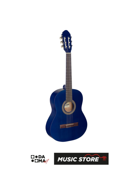 Stagg C410 M BLUE Klasik Gitar - 1/2 Boy, Mavi, Mat Cila
