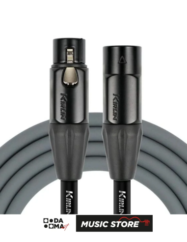 Kirlin MPQ-220 BEG Mikrofon Kablosu – 3 Metre, Gri, 20 AWG