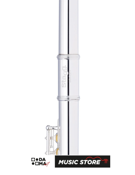 Stagg WS-L211S Yan Flüt - Gümüş Kaplama, Mi Mekanik