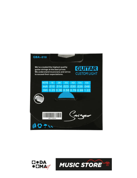 Smiger GBA-010 Akustik Gitar Tel Seti