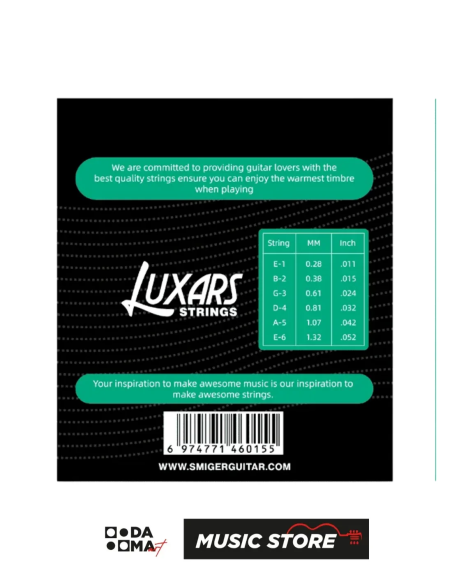 Luxars LX5-011 Akustik Gitar Tel Seti