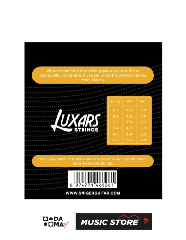 Luxars LX5-010 Akustik Gitar Tel Seti