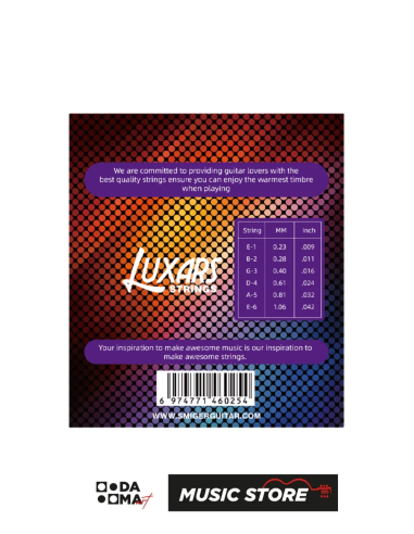 Luxars LX-E09 Elektro Gitar Tel Seti