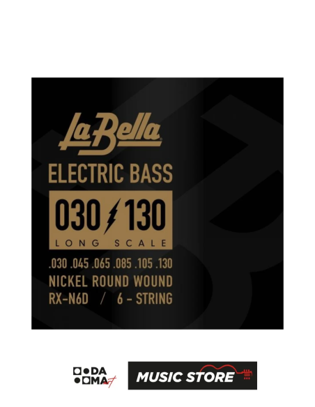 La Bella RX-N6D Bas Gitar Tel Seti - 6 Telli
