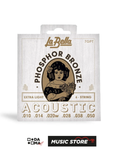 La Bella 7GPT Akustik Gitar Tel Seti - 10-50, Phosphor Bronze