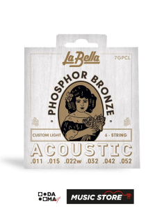 La Bella 7GPCL Akustik Gitar Tel Seti - 11-52, Phosphor Bronze