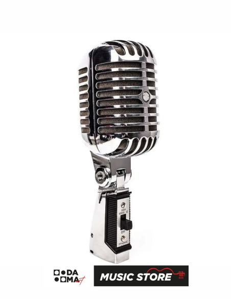 Doppler RT-65 Vintage Dynamic Microphone - Silver