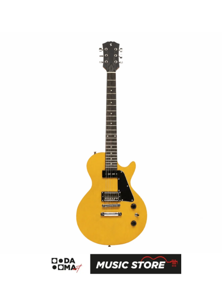 Stagg SEL-HB90 WYL Electric Guitar – Vintage Yellow