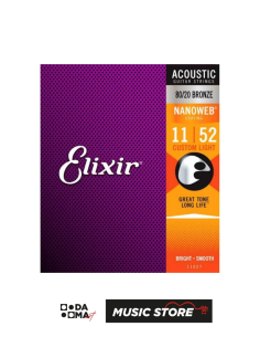 ELİXİR 11027 NANOWEB BRONZ AKUSTİK GİTAR TELİ (11-52)